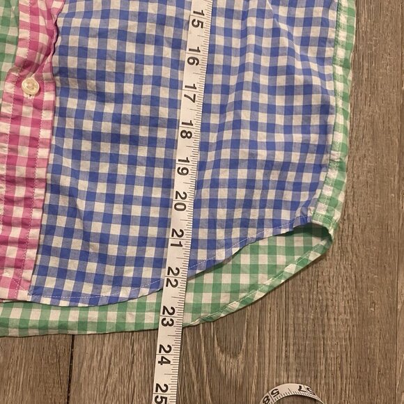 POLO RALPH LAUREN RL Boys Youth Kids Multi Colored Checked Shirt M 10/12 - Picture 4 of 4